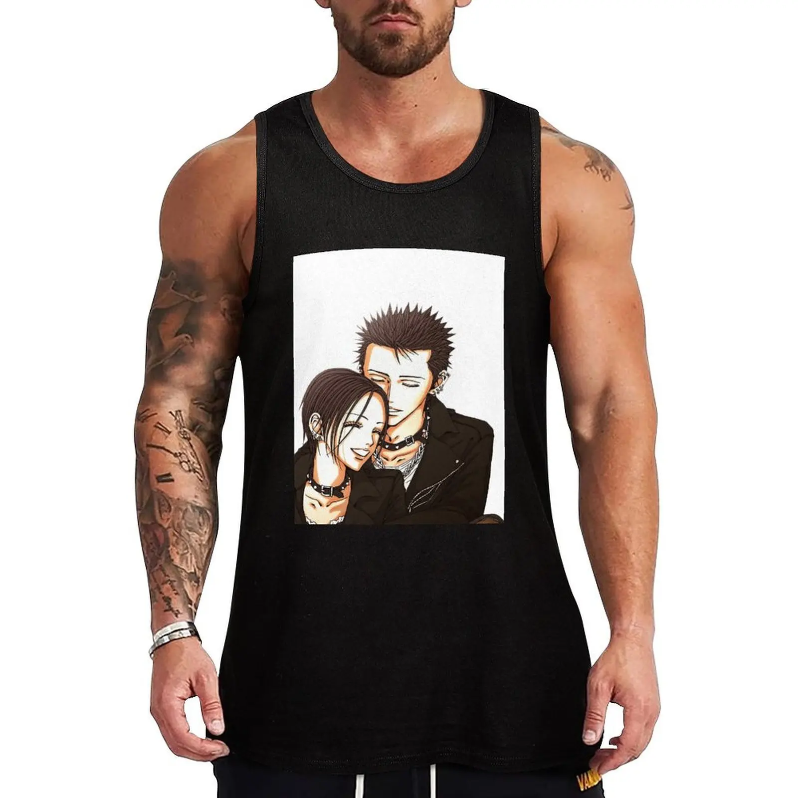 

Nana Osaki and Ren Honjo Half Body Tank Top Pattern Print Tank Top Casual Graphic Sleeveless Top