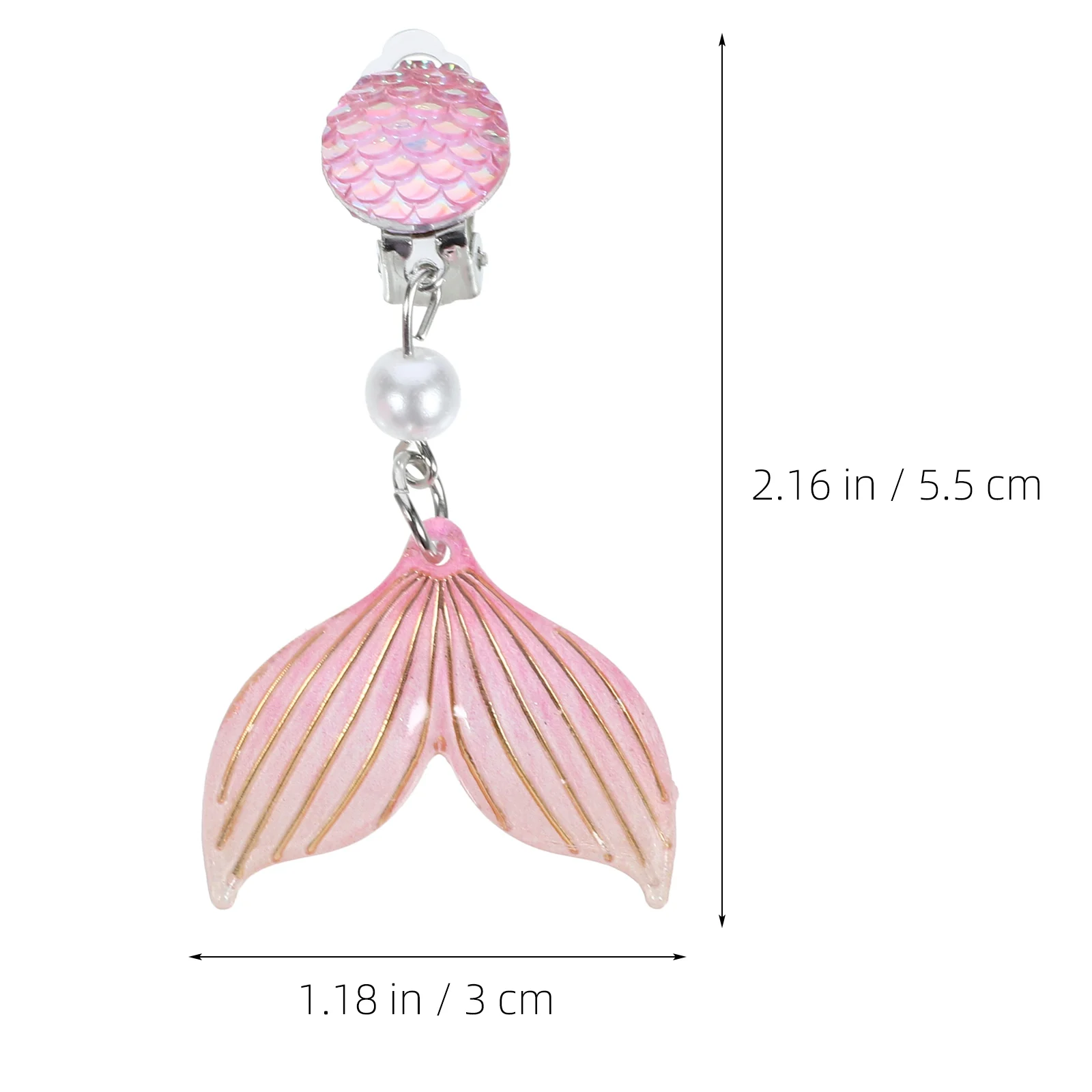 

Clip On Earring Set Lightweight Festive Party Jewelry For Girls Kids Play Earrings Ear Decorations Birthday Gift