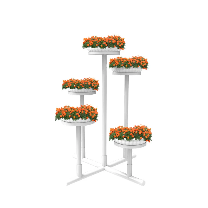 Landscape modeling flower pot/outdoor three-dimensional combination flower stand/floor round flower box