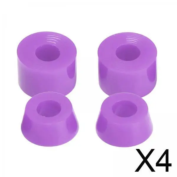 

4x4x 92A Втулка для скейтборда Сменные втулки для лонгборда Фиолетовый