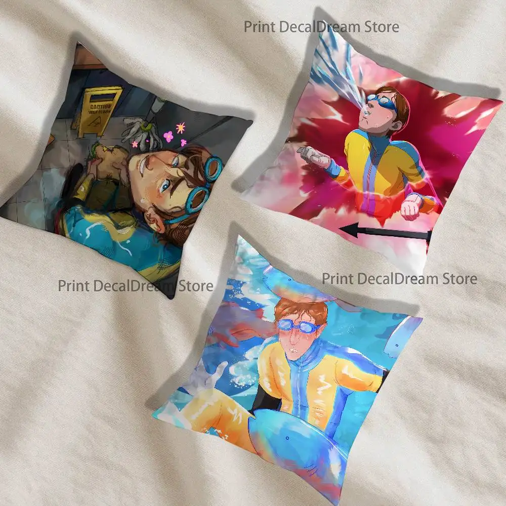 

W-Waterboy D-Dispatch Pillow Case Ultra Soft Skin Friendly Fabric Cloud Like Comfort & Concealed Zipper