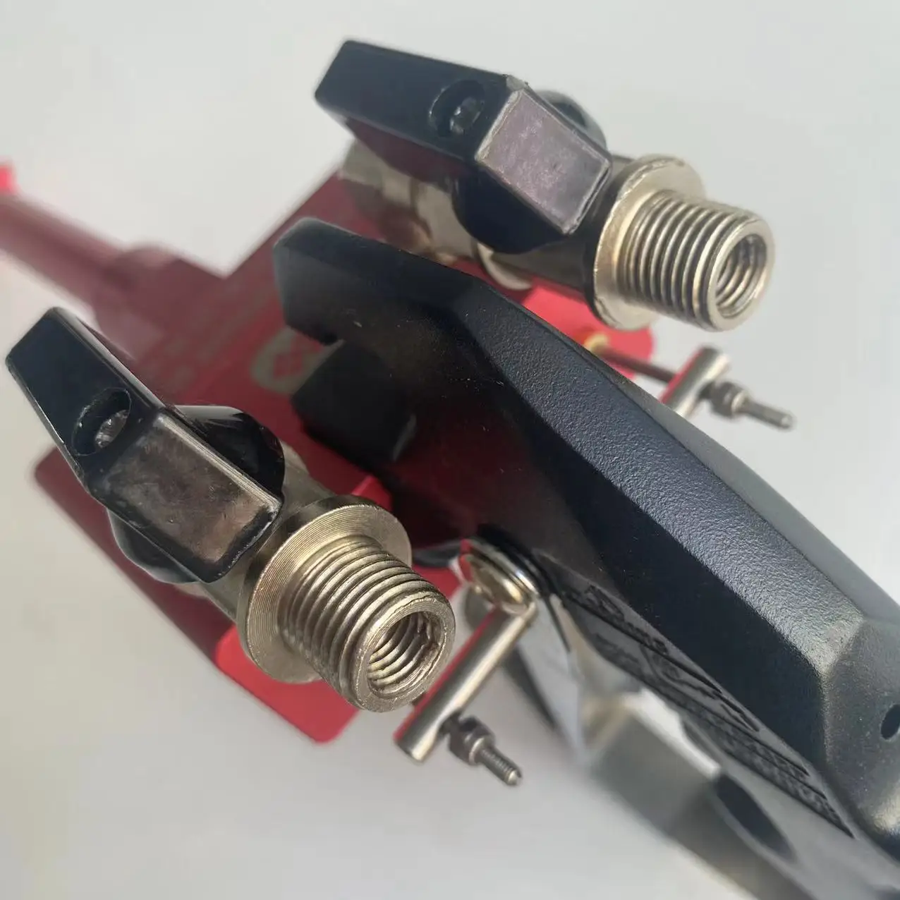 بخاخ HotPortable بدون هواء داخل خلط مسدس رش مزدوج بفتحة تغذية بدون هواء #3