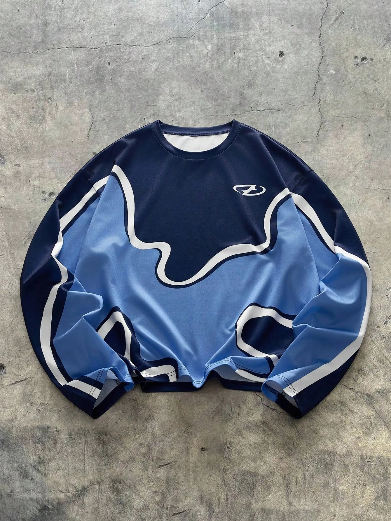The new men's long-sleeved T-shirt for Spring and Autumn 2025 is casual soft and comfortable with 3D pattern printing