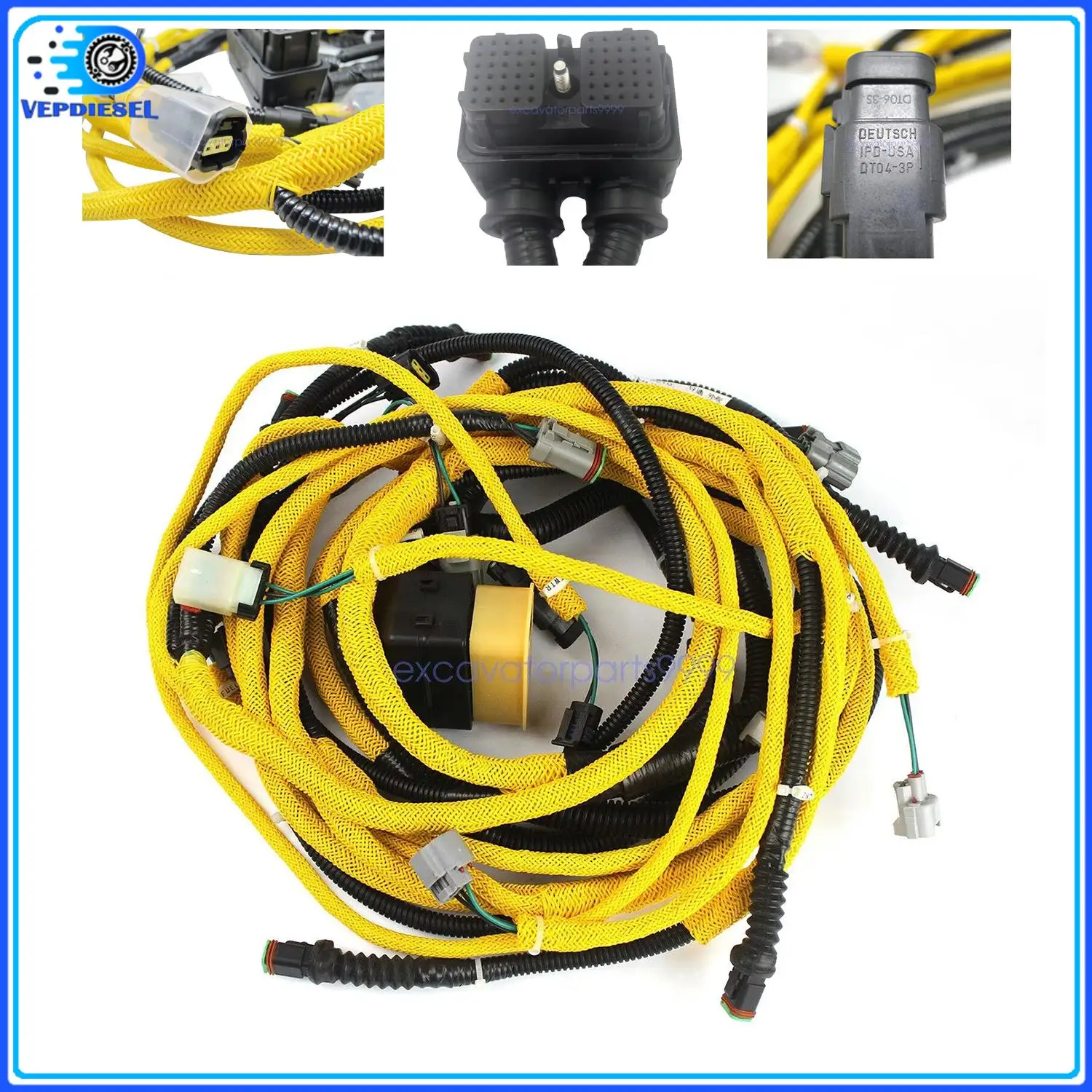 6251-81-9810 6D125 Engine Wiring Harness For Komatsu PC400-8 PC450-8 PC450LC-8 Wheel Loaders WA470 WA480