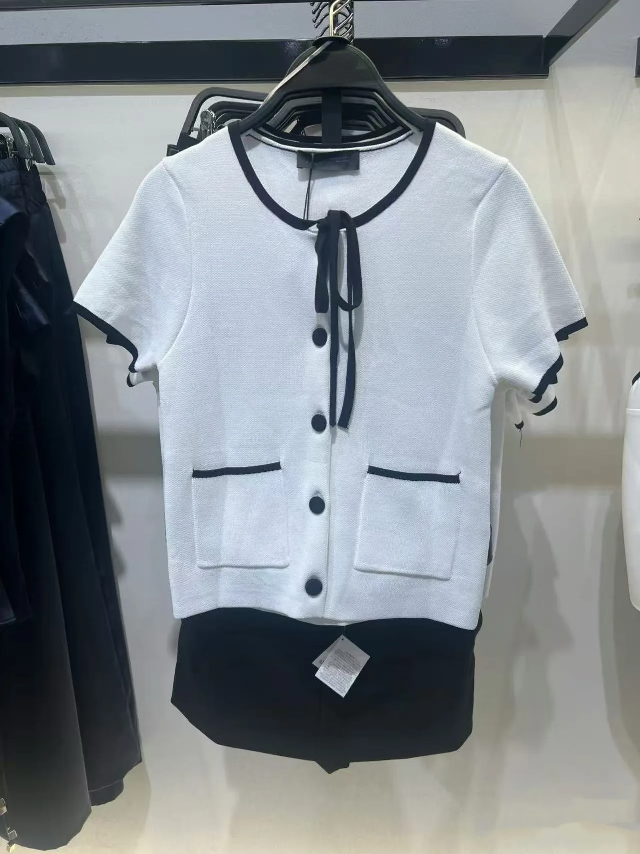 سترة Sweet Faion Color Blo round Ne ort Sve مفتوحة ملابس خارجية محبوكة وصلت حديثًا لخريف 2025 بوليستر F... #1