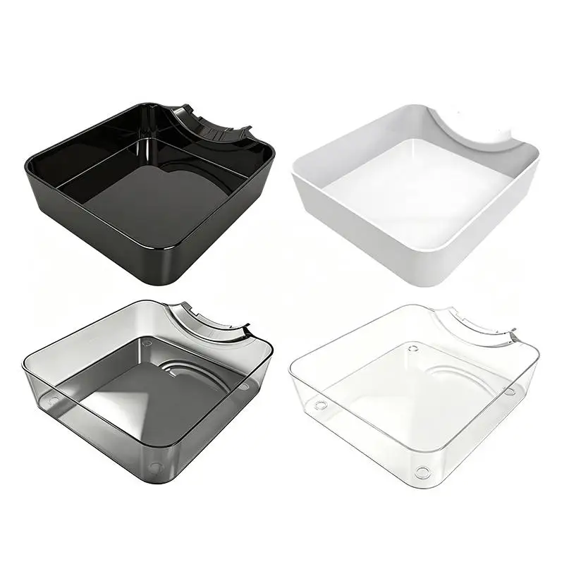 Washing Machine Drain Pan Front Load Leak Proof Tray Reusable Lint Filter Funnel Hidded Drain Odor Proof Floor Protector