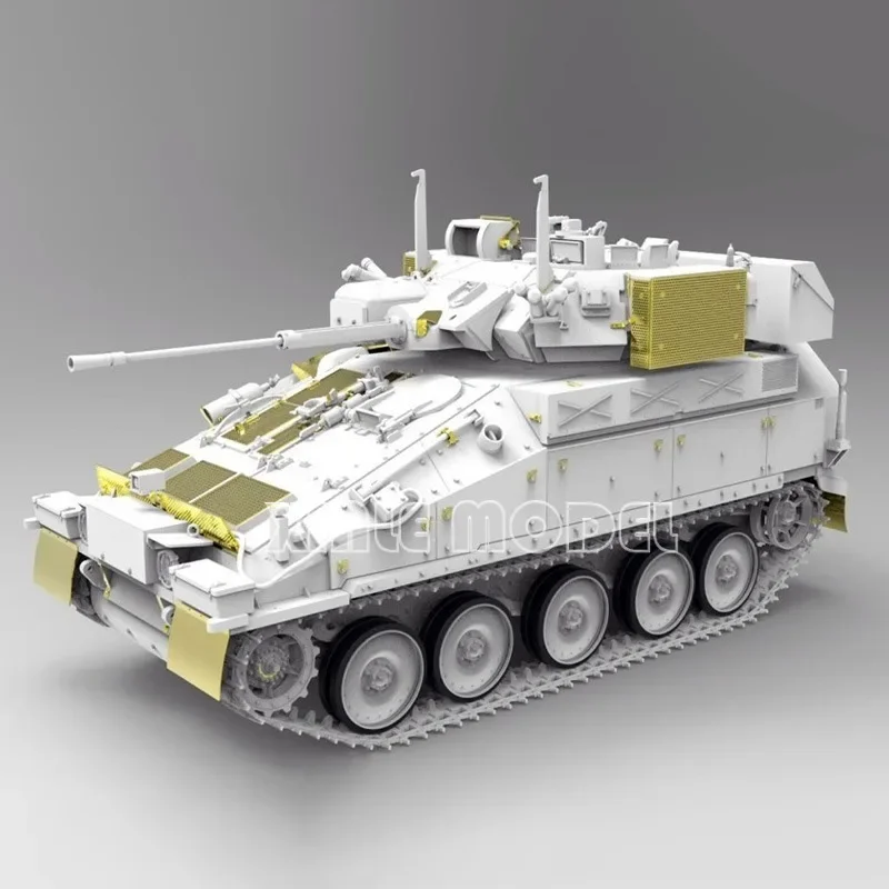 Modelo Gecko kit proporcional 1/35 35GM0053 Tanque de reconocimiento MK2 curvo británico Estonia, para juguete militar modelo Hobby