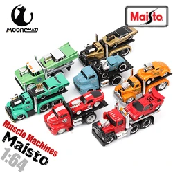 1:64 Maisto Spiermachines Toyota Ae86 Jdm Flatbed Truck Spiertransportvoertuig Aanhangwagens Toyota Trueno Sprinter (Ae86)