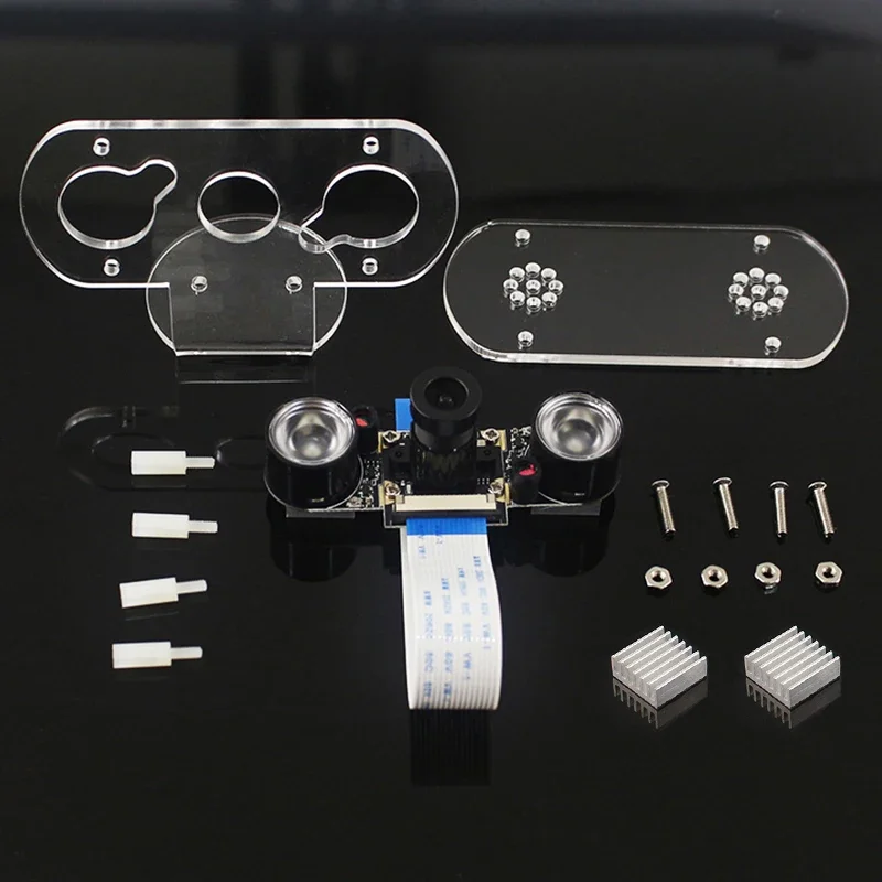 Raspberry Pi 4 modelo B câmera, 8 em 1, visão noturna, 60, 130 graus, 50cm, FFC, 4B, 3B, 3B, Zero W