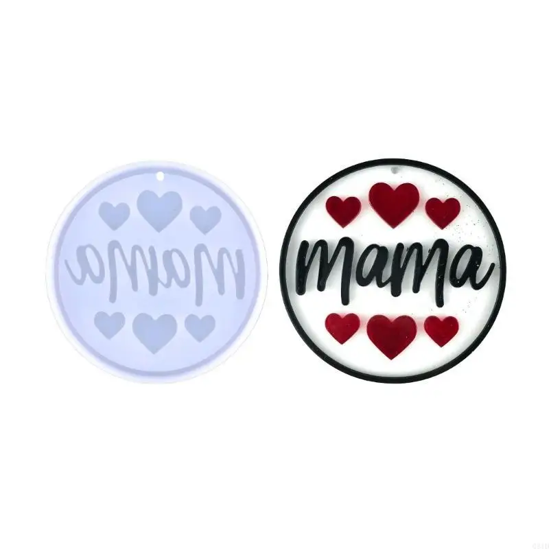 

Брелок силиконовая форма брелок подвески форма для ключей сердце формы для литья из эпоксидной смолы для поделок DIY декор