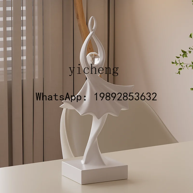 

X6 Abstract Figure Sculpture Modern Living Room TV Cabinet Entrance Humanoid Art Decorative Ornament