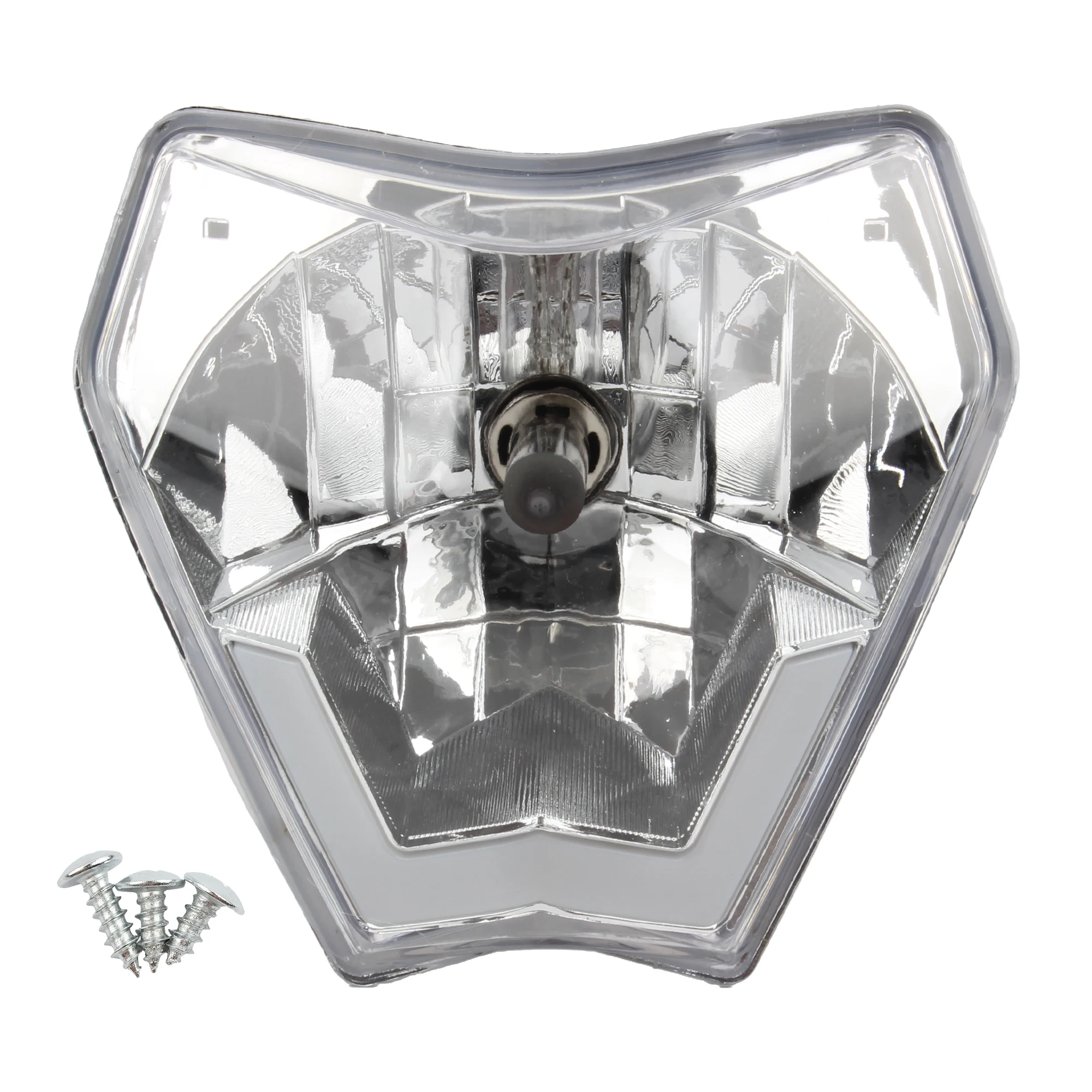 ل KTM EXC XC XCF XCW XCFW SX 125-530 2024 موتوكروس الهالوجين مقاوم للماء المصباح ضوء الفتيل الترابية أضواء الدراجة كشافات أجزاء