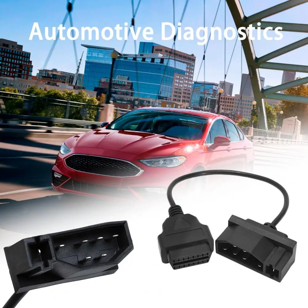 Reliable Corrosion-resistant Easy to Install Car OBD II Diagnostic Connector Cable Sensitive Convertor Adapter Cable