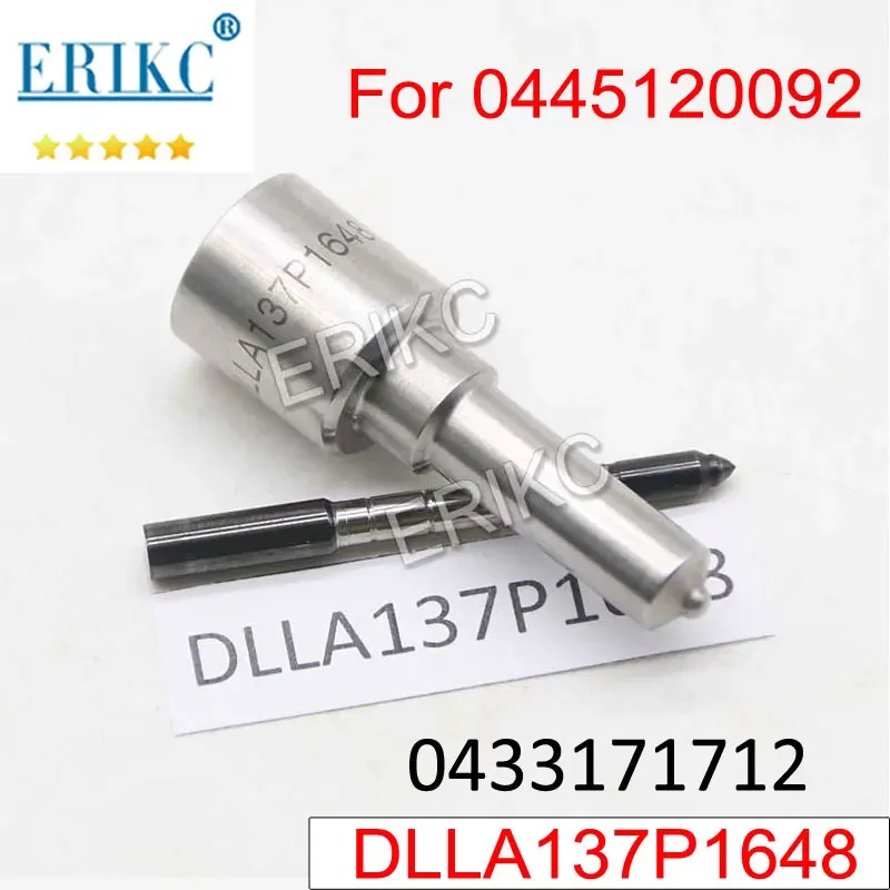 

DLLA137P1648 Diesel Fuel Injector Nozzle Tip 0433172011 Sprayer Atomizer Injection Parts DLLA 137 P 1648 For Bosch 0445120092