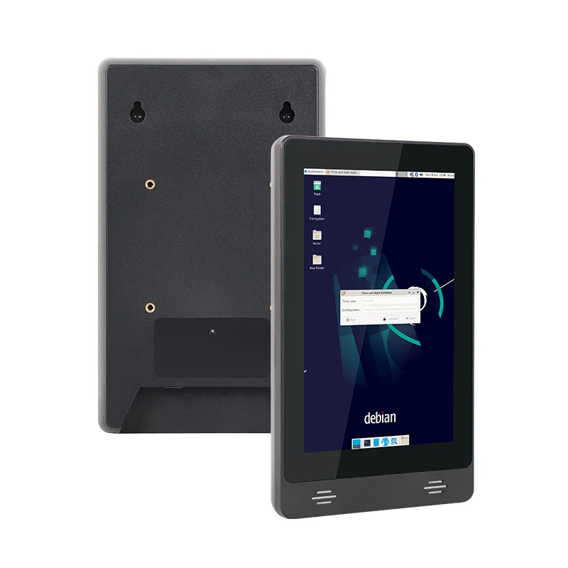 Portworld YC-83P 8 بوصة POE Power Android Linux Advertising POS شاشة تعمل باللمس مع جهاز لوحي RJ45 مثبت على الحائط