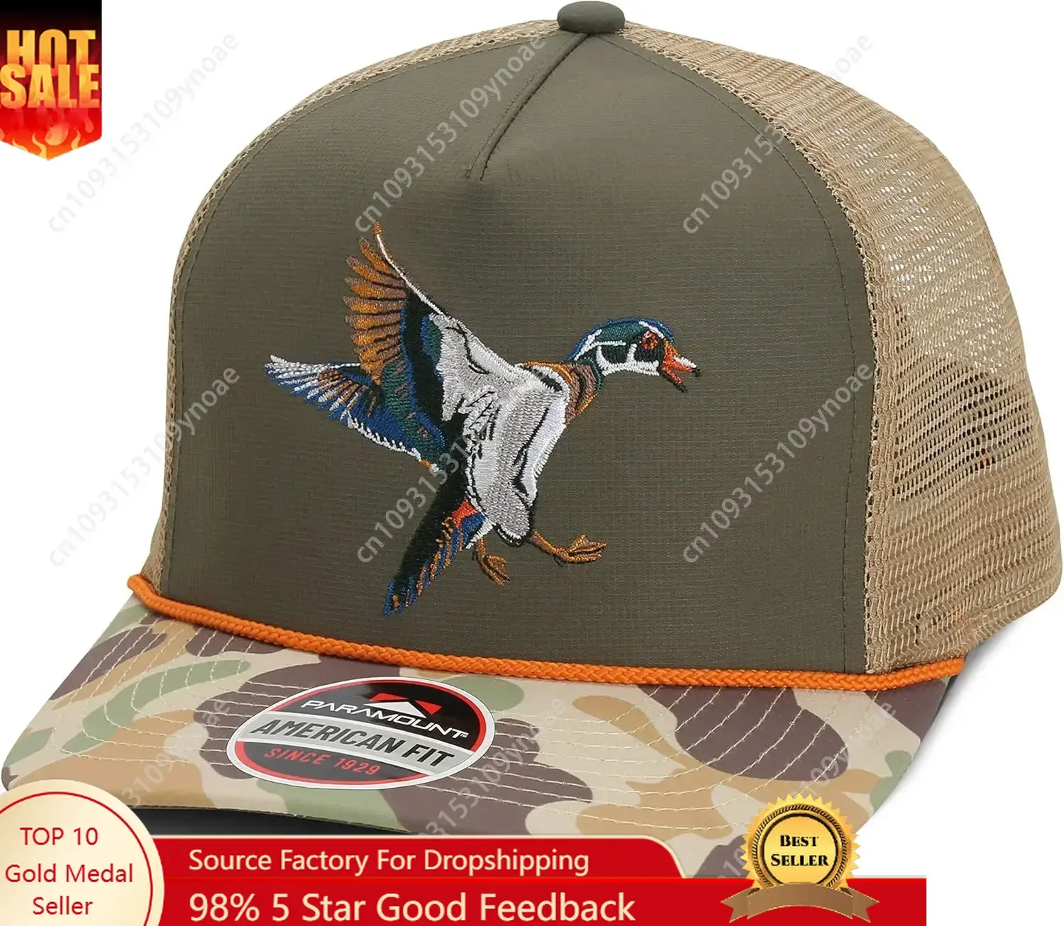 Paramount Outdoors Retriever Hunting Dog Truck Hats Men Women Embroidered Baseball Cap Cotton Dad Hats Unisex Fit  Adjustable