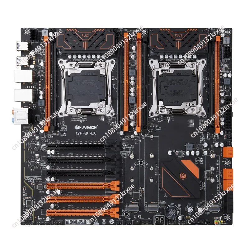 FOR HUANANZHI X99 F8D PLUS LGA 2011-3 XEON X99 Motherboard with Intel E5 2680 V4*2 with 4*32G DDR4 RECC memory combo kit set