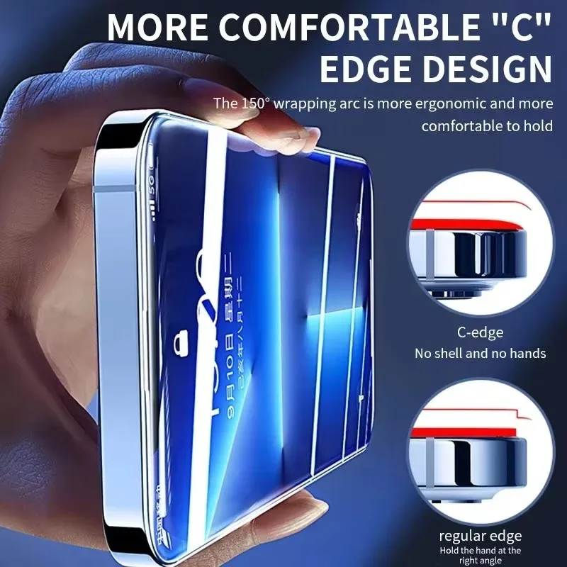 5Pcs Tempered Glass For iPhone 17 14 13 12 11 15 16 Pro Max Screen Protector For iPhone XR X XS 16 14 15 Plus Protective Glass view 4