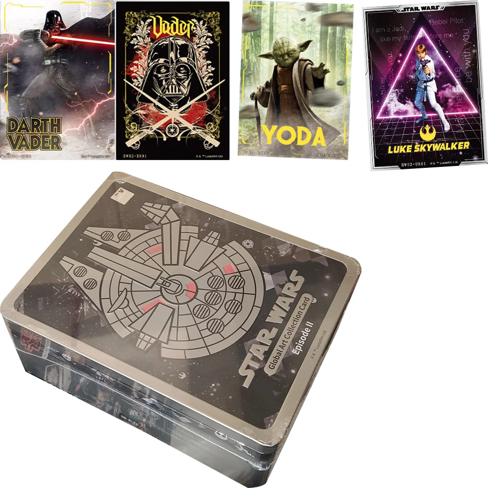 

Genuine Star Wars Global Art Collection Card Chapter 2 YODE Darth Vader Card Classic Movie Card Collection Toys