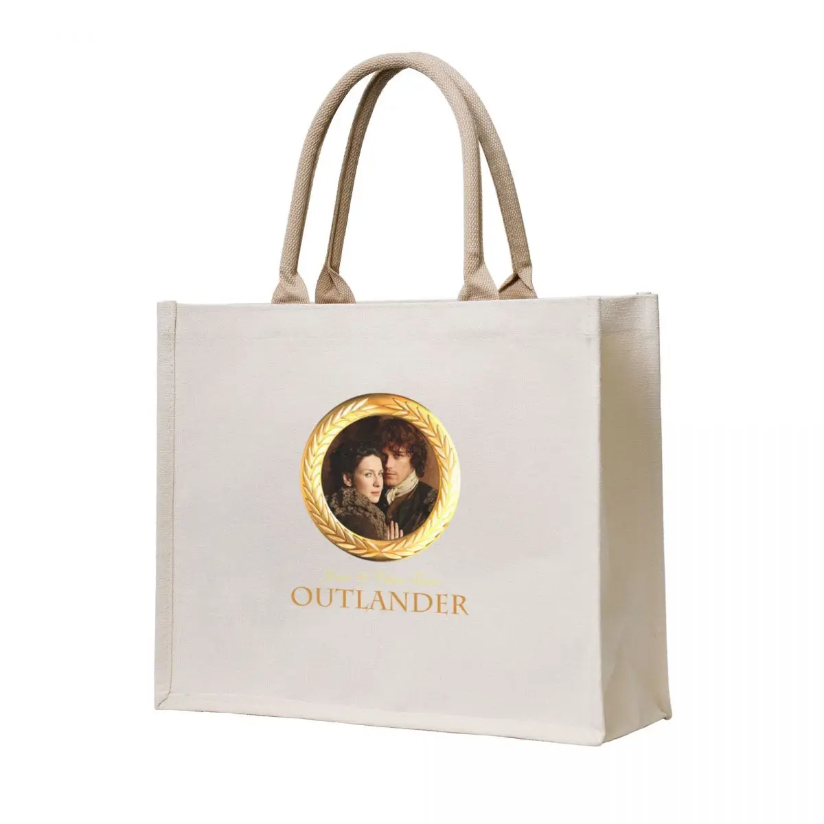 

Jamie & Claire Fraser Outlander Tote Bag tote bag men's Large bags for women Women's shopping bag for beach