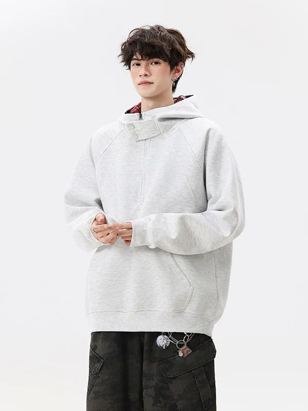 

American Style Men's Hoodie Sweatshirt Long Sleeve Zipper Design Casual Comfortable Polyester Fiber Spring Autumn New Arrival