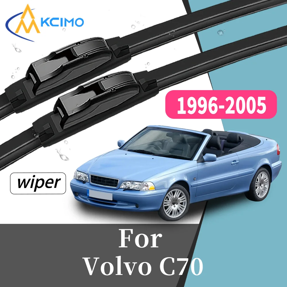 

2Pcs High Performance Front Windscreen Wiper Blades For Volvo C70 1996-2005 Long Lifespan Windshield Replacement Kit