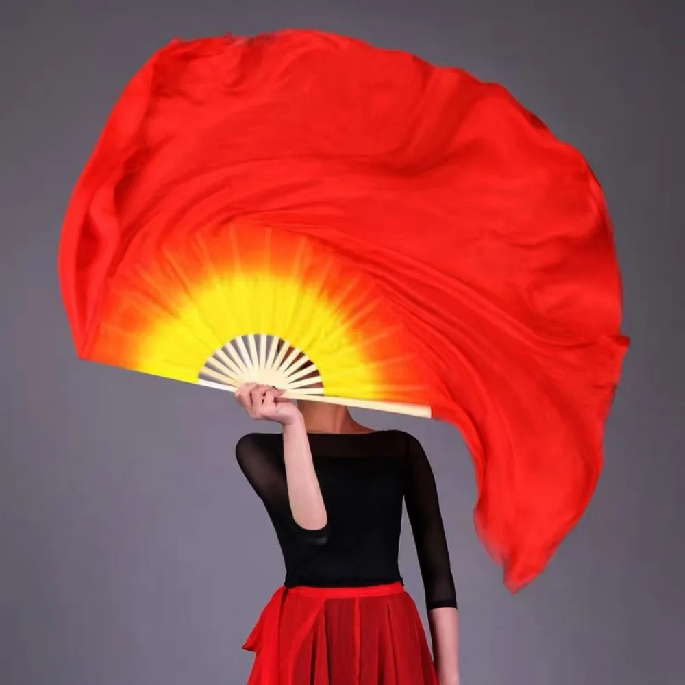 26/31cm Bamboo Chinese Short Bellydance Fan 10/20/30cm Half Circle Silk 10 Styles Kids Children Bamboo Fans Colorful