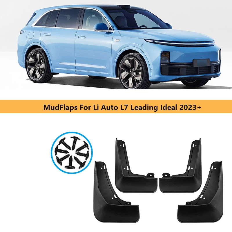 

4 PCS MudFlaps For Li Auto L7 Leading Ideal 2023 Mudguards Mud Flaps Splash Guards Front Rear Wheels Fender