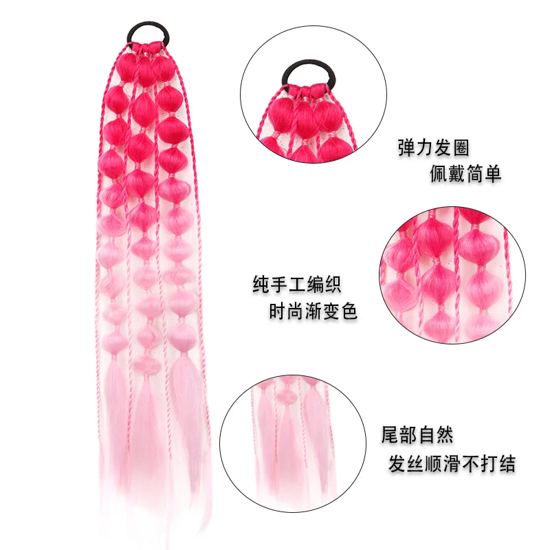 جامبو الضفائر ملحقات جدائل شعر صناعية الأفرو أومبير اللون كانيكالون الشعر للأطفال جديلة موجة تجديل الشعر التمديد