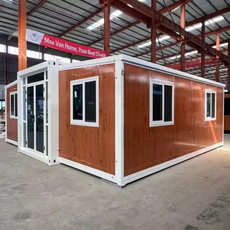 Quick Build Tiny Home Expandable Container House 20ft 2 Bedroom Prefabricated Portable Storage Sheds Garden Rooms Folding Room