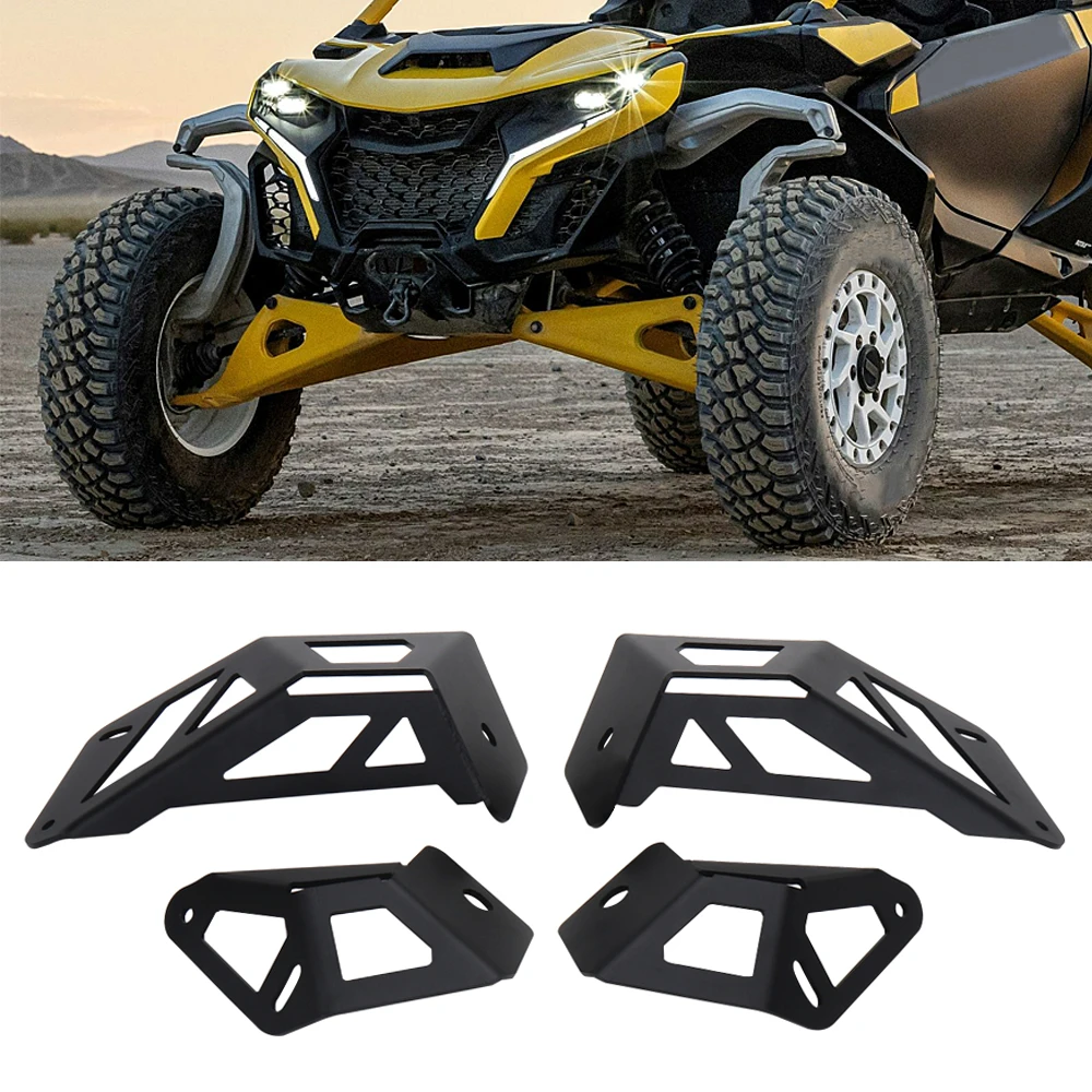 

New For CAN-AM MAVERICK R For Can-Am Maverick R 2024- Off-Road LED Light Bar Mounting Bracket Kit UTV Truck Light Mount Black