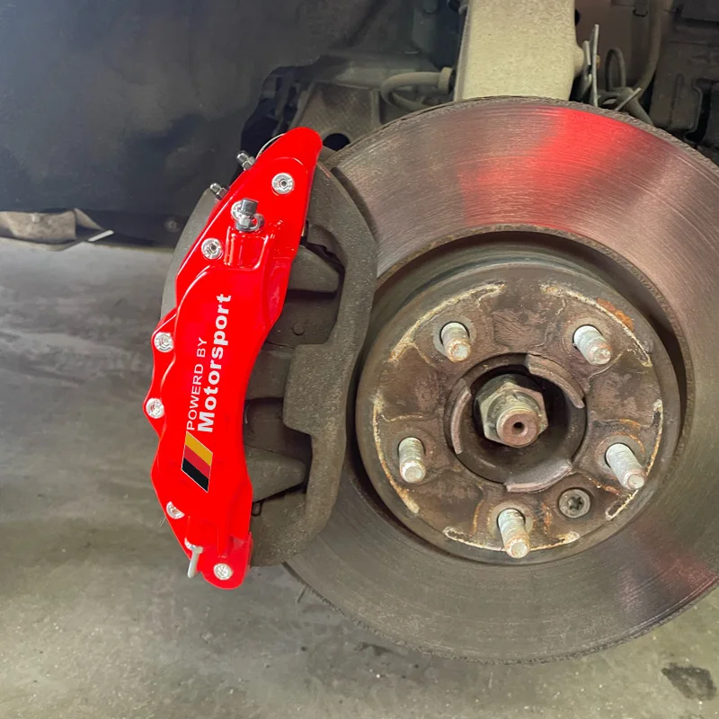 

Fixing By Screws 4 Or 2Pcs Aluminum Metal Brake Caliper Cover Motor Sport Logo Styling Car Accessiries For 3 Series X3
