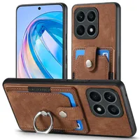 Honor X7C X8C X9C X6B X7B X8B X9B 4G 5G Luxury Case For Huawei Honor X6A Leather Wallet Ring Back Cover Honor X7A X8A X9A Funda