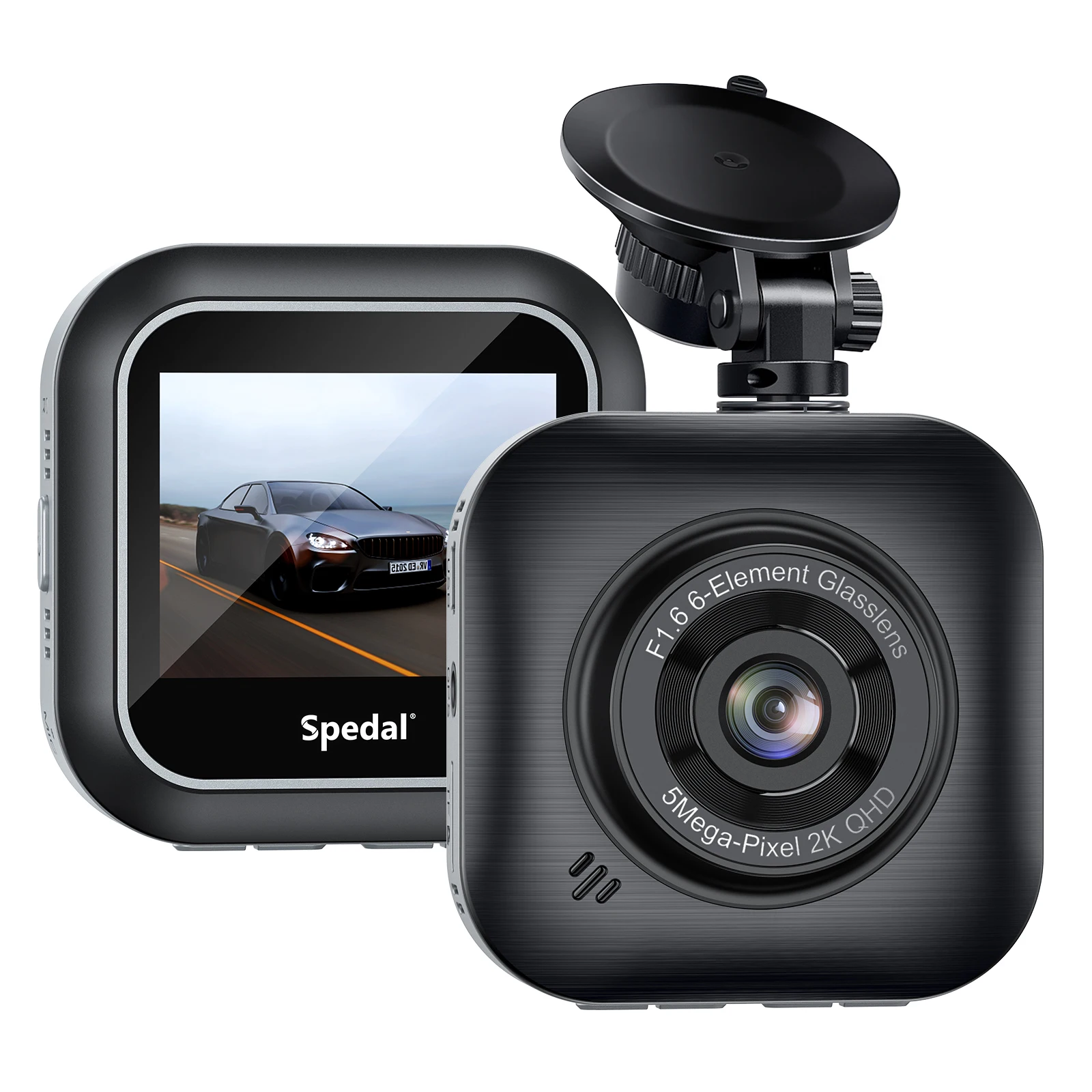 

Spedal C326 2K HD 170° Wide Angle Car Dash Camera Big Aperture Record Ultra Clear Night Vision With 32G Card