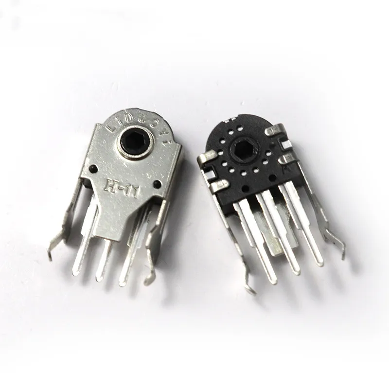 10Pcs Mouse Encoder 5MM 7MM 9MM 11MM 13MM Wheel Decoder Mouse Navigation Switch Roller Encoder Connector Repair Parts H-5mm