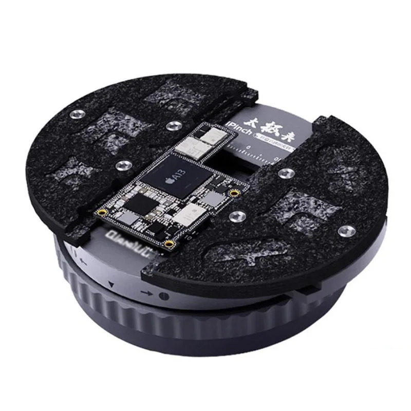 Quick Fastening & 360° Rotation - Universal Chuck Type Fixing Clamp for Mobile Phone Motherboards