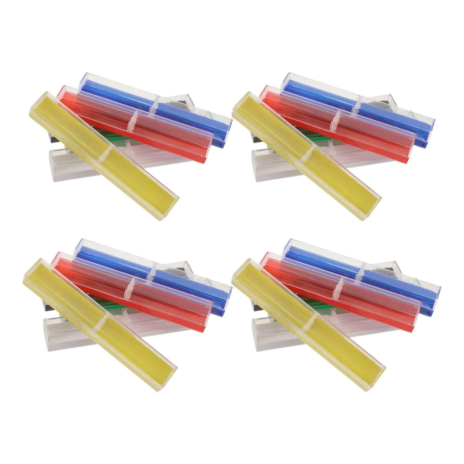 30Pcs Plastic Single Pen Case Holder Organizer Pencil Box Case Semi Transparent Fountain Hard Storage Gift Packaging