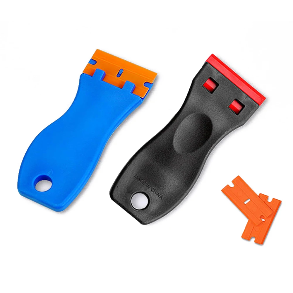 Herramienta raspadora para el hogar, hojas de plástico de 19x39mm, rascador de bordes, limpieza de pintura, eliminación de pegatinas, 2022