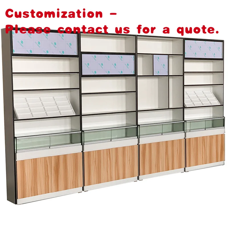 custom.Makeup Beauty Shop Furniture Display Cabinet Cosmetic Skincare Store Perfume Display Showcase Shelf