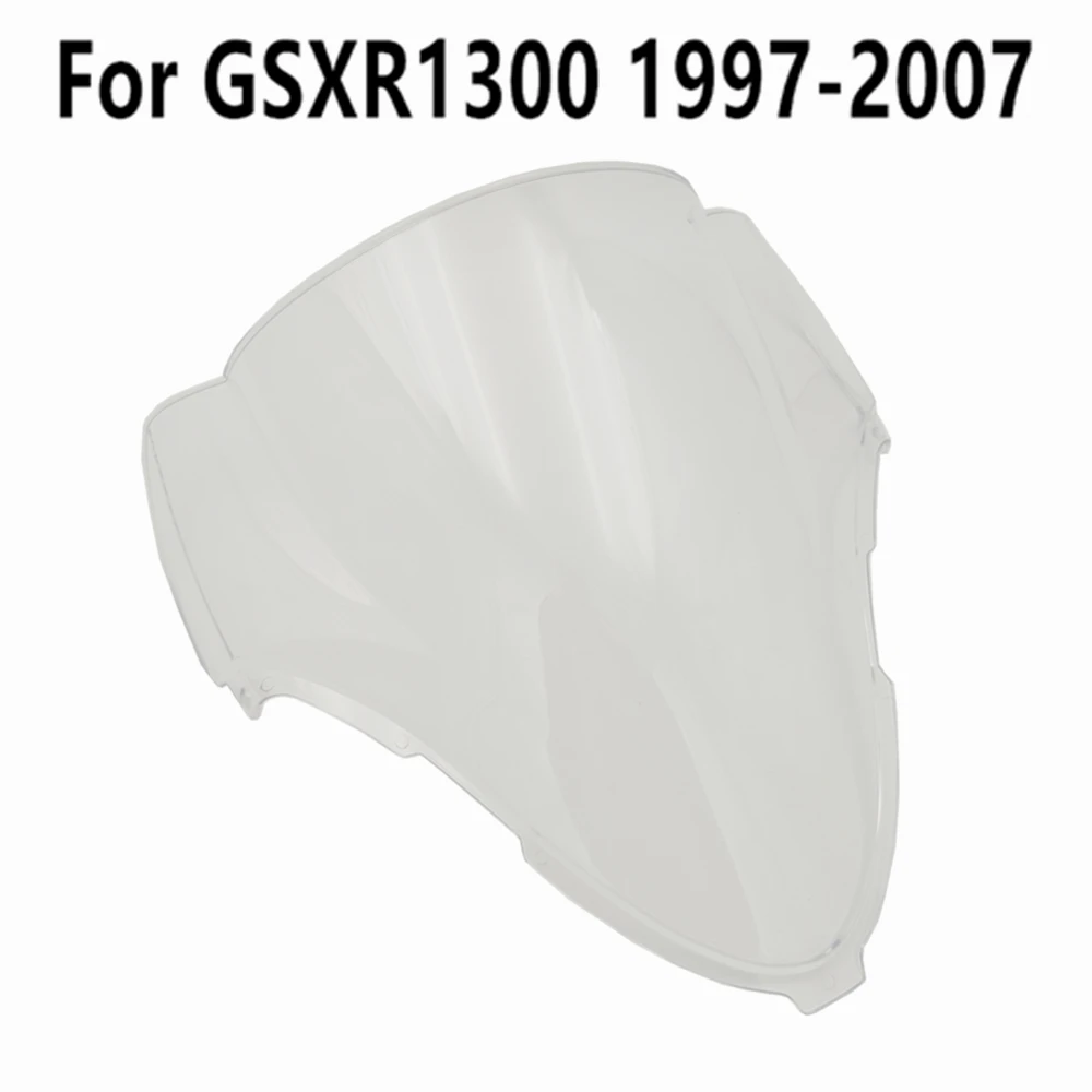 

Fit GSXR 1300 1997-2000-2001-2002-2003-2004-2005-2006-2007 Windshield For GSXR1300 Wind Deflectore Windscreen Black Transparent