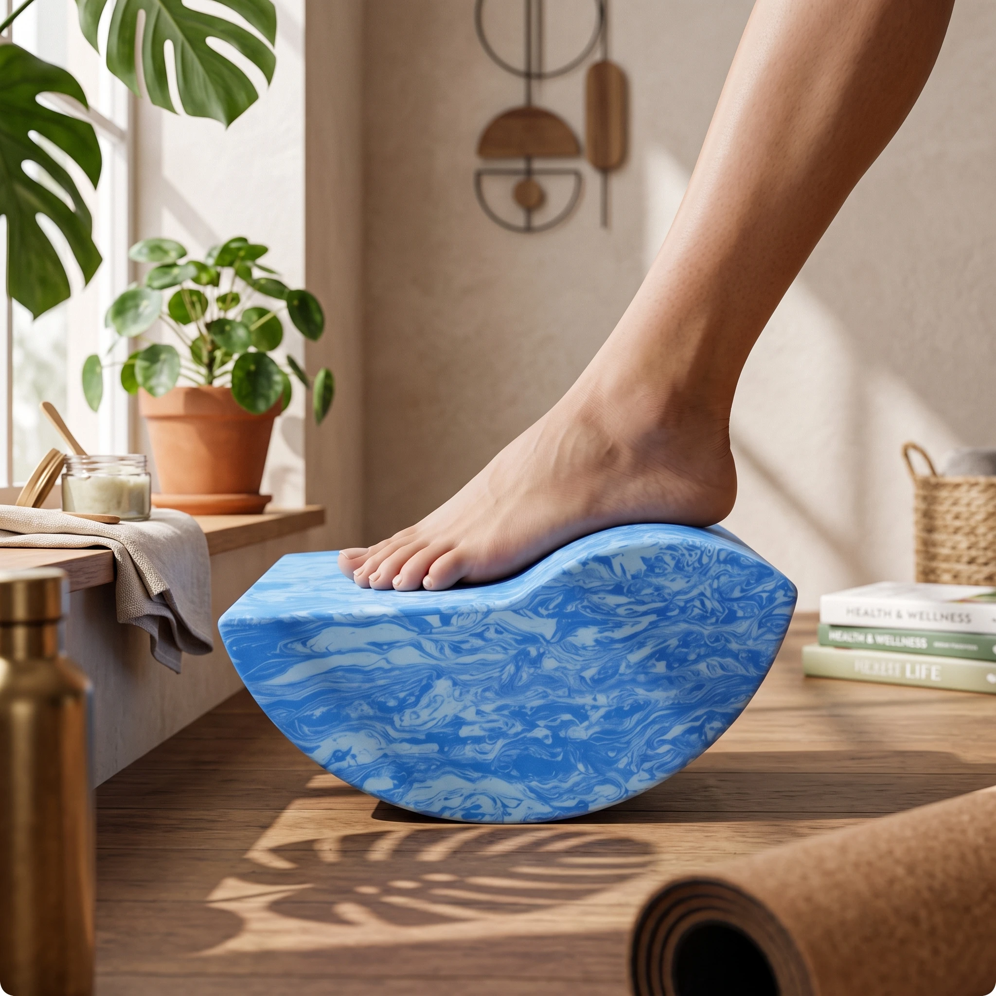 Wobble Board Balance - Balance Rocker Long-Lasting Foam Rocker Wobble