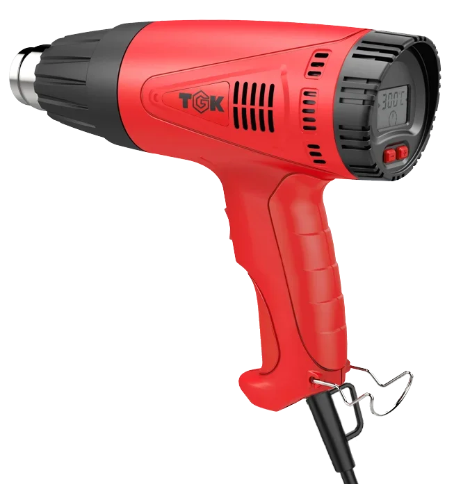 HG8720E 2000W Hot Air Gun Heat Gun Kit with Large Digital LCD Display Variable Temperature for Paint Remover Stripper