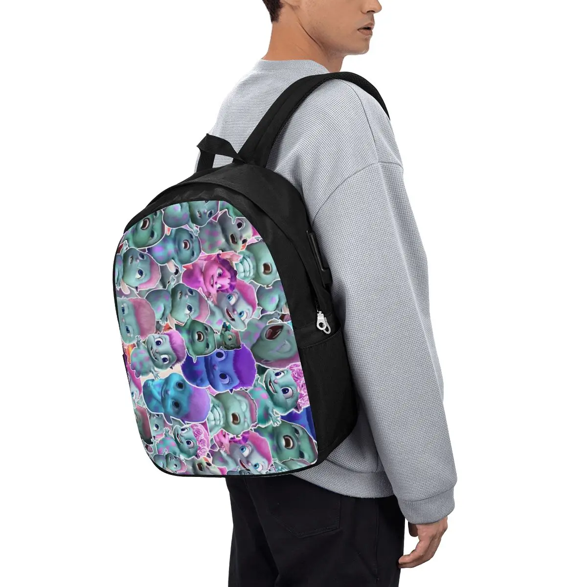 Bibble Fairytopia Backpack Travel Notebook Bag Computer College Student School Bag Laptop Shoulder Bags for Men Women