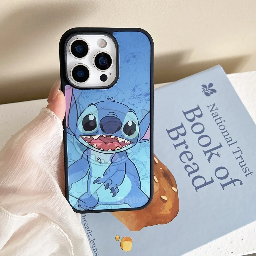 

3D Phantom Cute Cartoon Stitchs Phone Case for IPhone 17 Air 16 15 14 13 12 Pro Max X Plus Shockproof Matte Protective Cover﻿﻿﻿﻿
