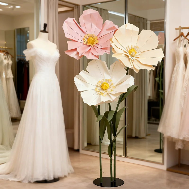 

Silk Giant Custom Artificial Flowers Luxury Decor For Christmas Wedding Celebration Mall Party Home Enhance Festive Atmospheres