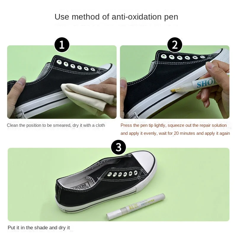 Shoes Stains Removal Waterproof Sneakers Anti-Oxidation Pen Repair Complementary Color White Go Yellow Shoe Whitening Cleaning