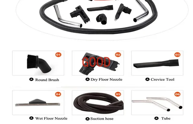 Ultra quiet vacuum cleaner for hotel cleaning