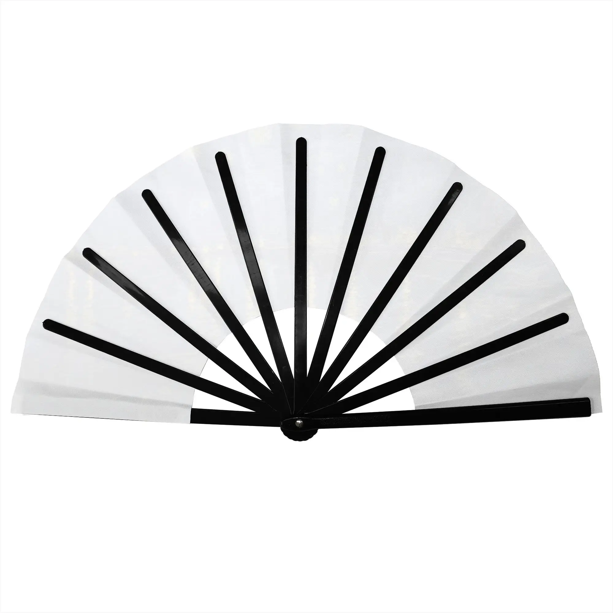 Van Gogh Starry Night Portable Pocket Fan Outdoor Over The Rhone Folding Fan Chinese Dance Cooling Handheld Fans