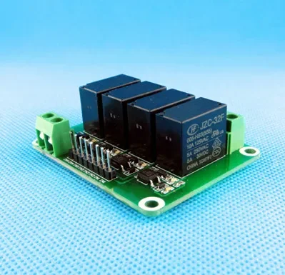 Relay Module Optocoupler Isolated High/Low Level Trigger Bipolar Trigger 4 Way Relay Module 12V