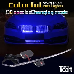 Tcart Car accessories Intake grille dynamic led RGB 7Color lights For bmw M F22 F46 F10 F11 G30 G31 E63 E65 F01 F02 x1 f48 X3